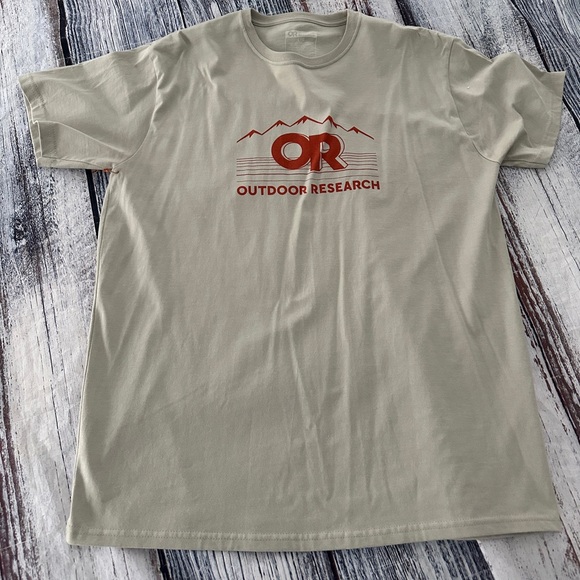 Outdoor Research Yellow & Cream Tees - Picture 3 of 9